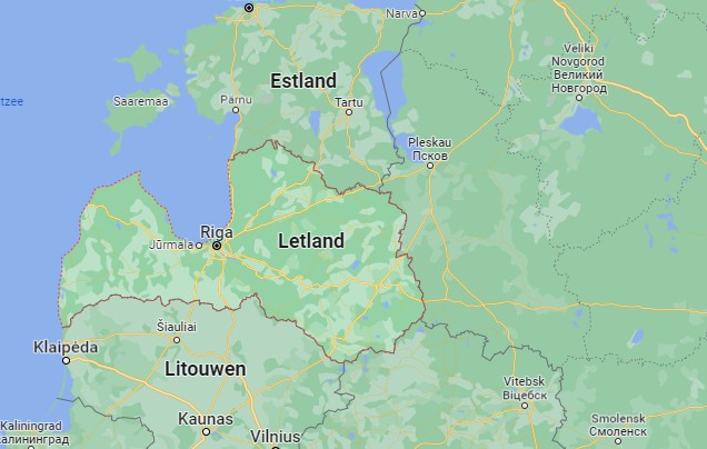 Letland, LV kenteken
